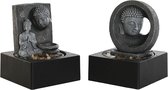 Tuinfontein DKD Home Decor Boeddha Hars 18 x 18 x 24 cm Orientaals (2 Stuks)