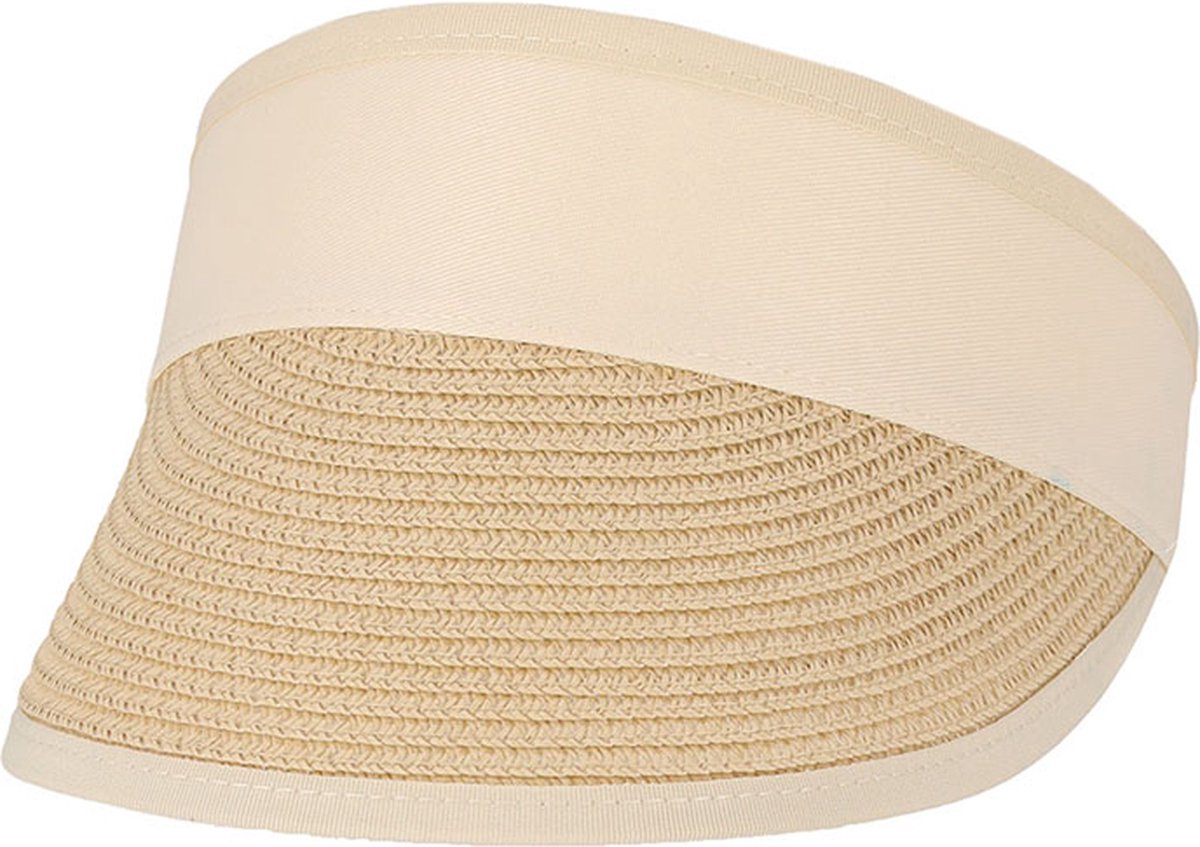 Sarlini Zonneklep Straw Natuur/Zand