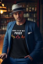 Shirt - Things to do with pussy - Wurban Wear | Grappig shirt | Leuk cadeau | Unisex tshirt | Meme shirt | Vaderdag | Dirty shirt | Zwart