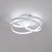 Delaveek-Eenvoudige Moderne Led Plafondlamp - Wit - 40W 4500lm -Koel Wit 6500K - Dia 30cm - Chassis 18cm