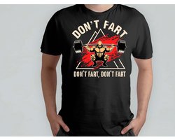Don't fart - T Shirt - Gym - Workout - Fitness - Exercise - Funny - Sportschool - Oefening - Training - SportschoolLeven