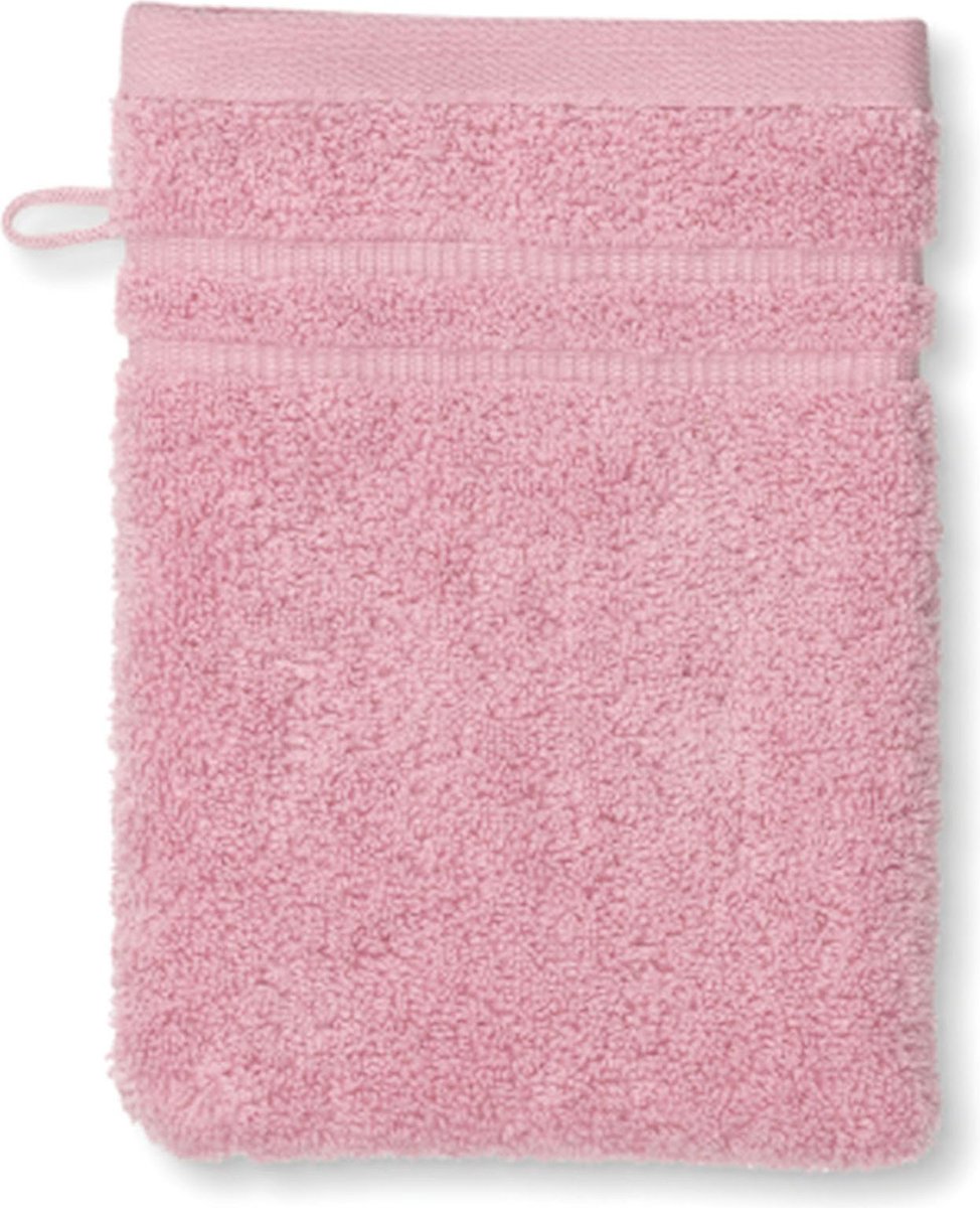 Washandje, Set van 3 Stuks, 15 x 21 cm, Parel Roze, Katoen - Kela | Leonora