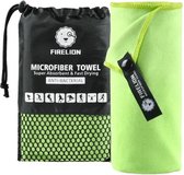 KOSMOS - Microfiber Handdoek - Sport Handdoek - 50 x 100 cm - Voor Reizen - Sport - Super Absorberend - Lichtgewicht - Groen