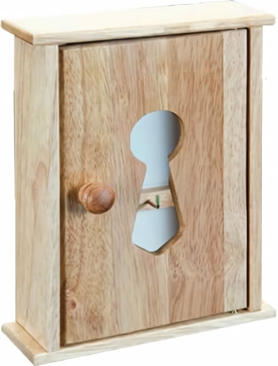 HEVEA sleutelbox, hout, 26,5 x 19,5 x 8,5 cm