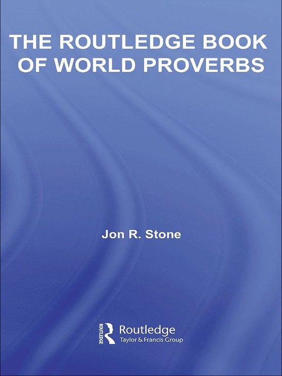 The Routledge Book of World Proverbs - cover