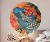 Behangcirkel 150cm Peacocks - Wallz