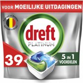 Dreft Vaatwastabletten Platinum All In One Original 39 stuks