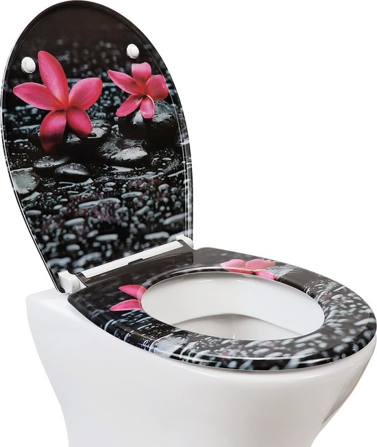 LIVARNO HOME WC-bril, met softclosemechanisme, wit, D-vorm wc-deksel wc-bril