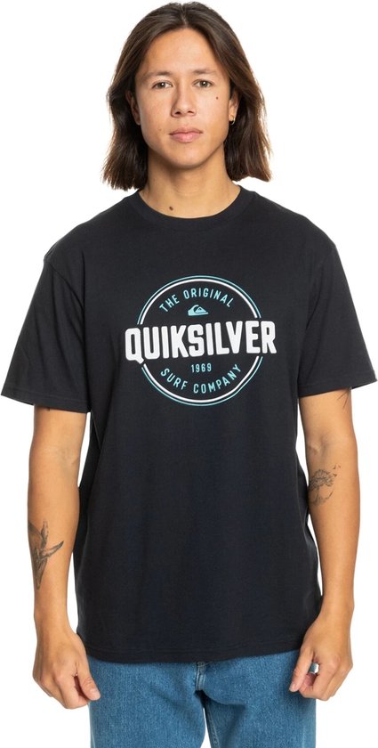 Quiksilver Circle Up Heren T-shirt Eqyzt07680-kvj0 - Kleur Zwart - Maat XXL