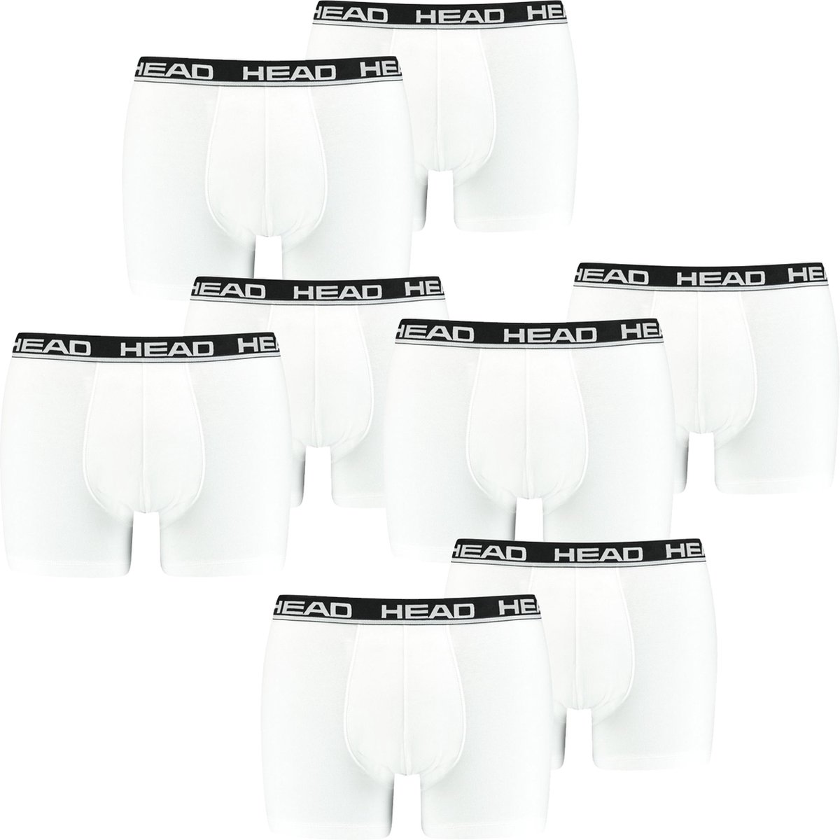 HEAD Heren Boxershorts HEAD BASIC BOXER 8er Pack Wit M