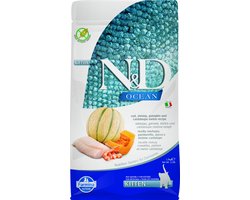 Farmina N&D Ocean - Kattenvoer - Kabeljauw & Pompoen - Graanvrij - 1,5 kg