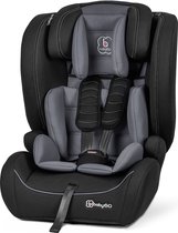 BabyGO FreeMove i-Size - Autostoel voor kinderen van 76-150cm - Autogordel bevestiging - Grijs