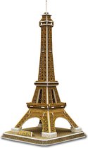 Ainy - 3D puzzel Eiffeltoren Parijs Frankrijk: Miniatuur bouwpakket / speelgoed knutselpakket - hobby puzzels en creatief modelbouw voor kinderen & volwassenen | 36 stukjes - 15.8x17.8x35.2cm