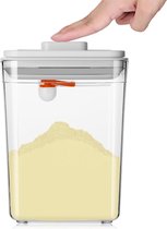 Distributeur de lait en poudre de 2,3 L, boîte de stockage de lait en poudre portable, récipient en poudre scellé pour stocker le lait en poudre, les fruits et les aliments pour bébé (2300 ml)