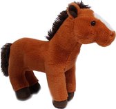 Pia soft Toys Knuffeldier lopend Paard - zachte pluche stof - premium kwaliteit knuffels - lichtbruin - 30 cm - Paarden