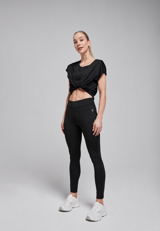 Redmax Sportlegging Dames Perfect RMXRomy - Sportkleding - Geschikt voor Fitness en Yoga - Dry Cool - Zwart - L van Redmax — afbeelding 4
