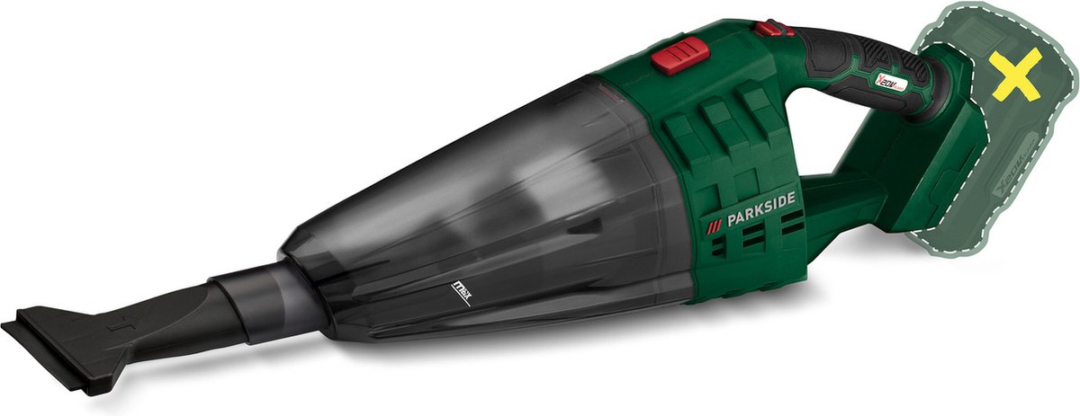 PARKSIDE Accuhand- en steelstofzuiger 20V zonder accu en - afbeelding 3