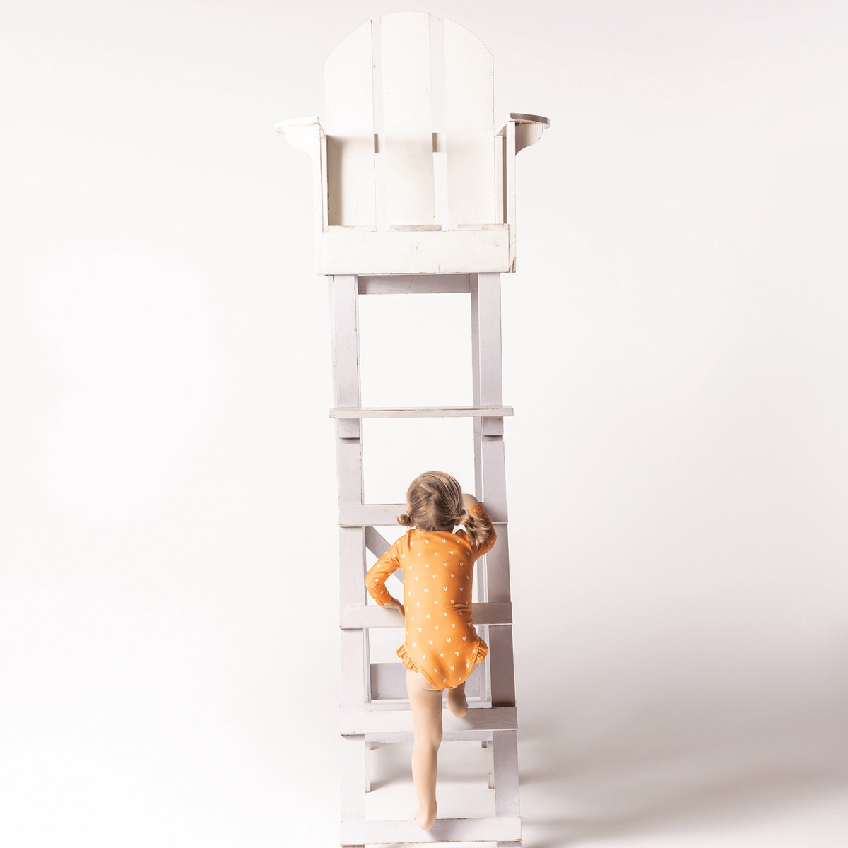 Swim Essentials UV Badpak Meisjes Met Lange Mouwen - Oranje - Oranje Kiss — afbeelding 4