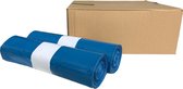 Containerzakken blauw 240 ltr | 65/25 x 140 cm | T70 | Doos 100 stuks | Klikozakken