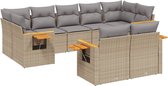 vidaXL-9-delige-Loungeset-met-kussens-poly-rattan-beige