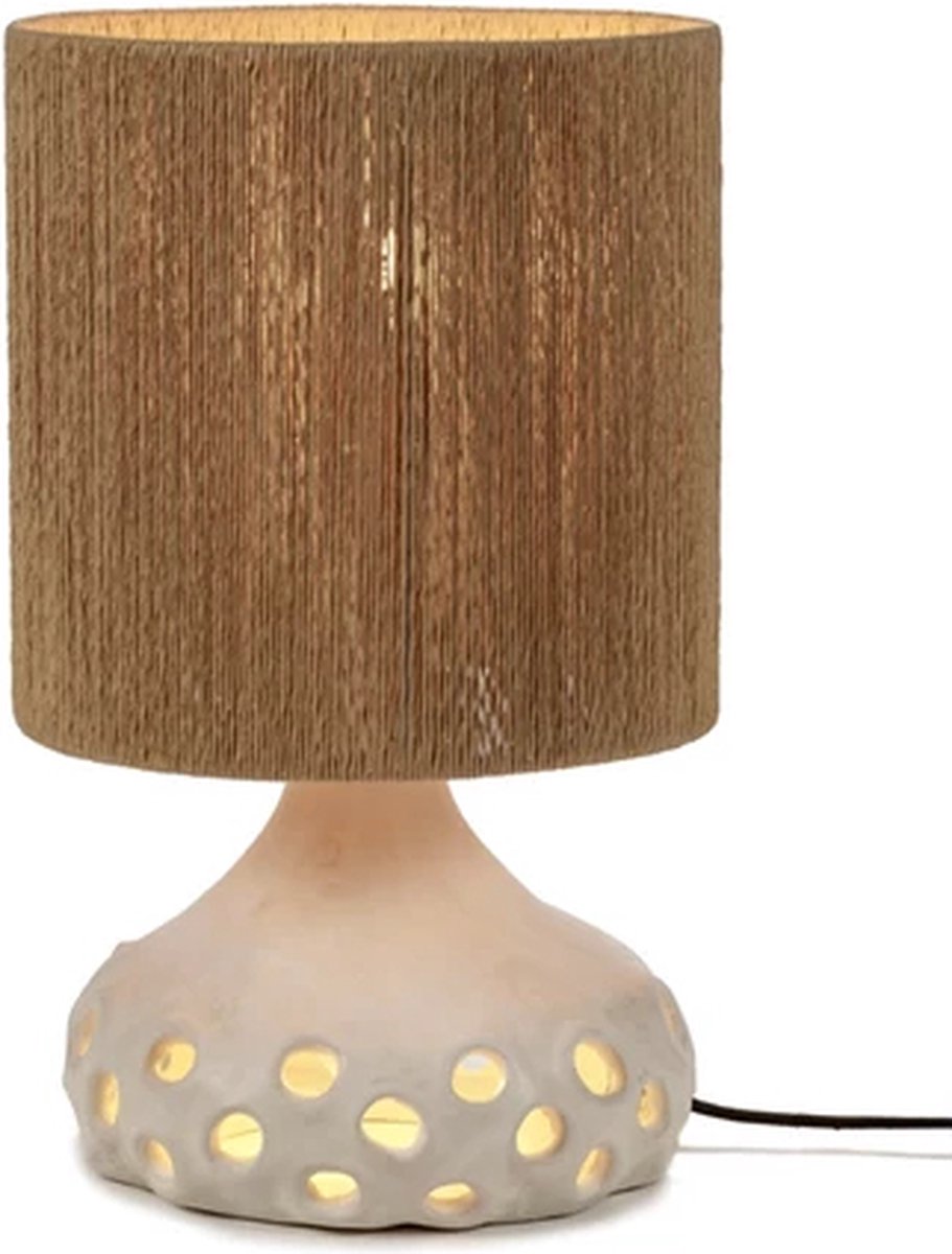 Serax Sophie Casier tafellamp Oya 01 D25cm H42cm bruin
