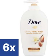 Savon pour les Mains Dove Beurre de Karité & Vanille Chaude - 6 x 250 ml