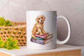 Mok Golden Retriever learns - dogs - gift - cadeau - puppies - puppylove - doglover - doggy - honden - puppyliefde - mijnhond - hondenliefde - hondenwereld - Books