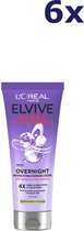 6x L'Oréal Elvive Leave In Creme 200 ml Crème de Nuit