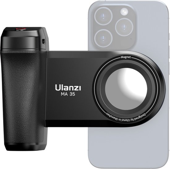 Ulanzi MA35 - Magnetische Smartphone Grip - MagSafe - Universeel - Ergonomisch - Zwart - Ulanzi