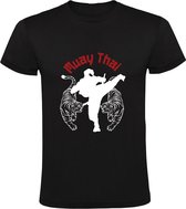 T-shirt Muay Thai Homme| ninja| tigre| kong-fu | bats toi|thaï|cool|dur|cool|