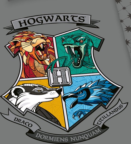 Dekbedovertrek Hogwarts Harry Potter katoen voor bed 135 cm Dekbedovertrek Hogwarts Harry Potter katoen voor bed 135 cm