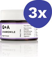 Q+A Kamille Nachtcreme (3x 50g)