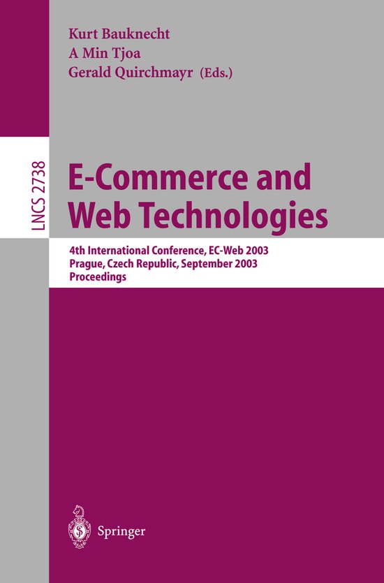 E-Commerce and Web Technologies - cover