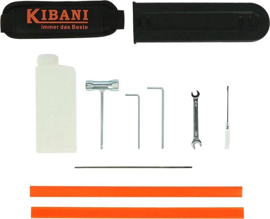 Kibani 6-in-1 Multitool incl 2 onkruidborstels- 52 cc - 1.9 PK 2-takt Benzine Motor - Heggenschaar - Kettingzaag - Grastrimmer - Maaidraad 100M - Onkruidborstel - Zaagblad - Maaidraad 100m - Bosmaaier - Combitool van Kibani — afbeelding 4