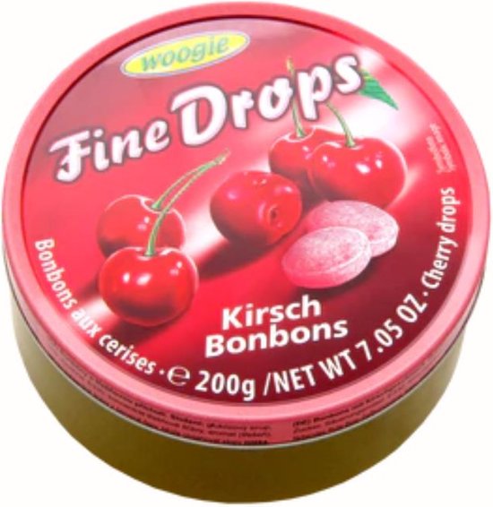 Woogie Fine Drops Kersen 200 g
