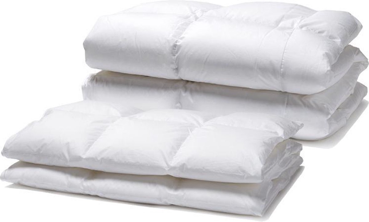 White Cloudz Donzen dekbed Graz - 90% eendendons - 155 x 220 - 4-seizoenen Wit
