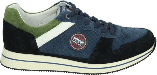 Mephisto GARRY - Lage sneakersHeren sneakersVrije tijdsschoenen - Kleur: Blauw - Maat: 43