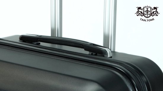 TAN.TOMI Handbagage Koffer - 41L Reiskoffer met 4 wielen - Handbagage Ruimbagage - Cijferslot - Reiskoffer - Trolley Koffer met Wielen - Mango
