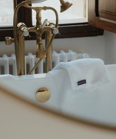 DOUXE Handdoek Zero-twist Katoen 100x150cm - Wit - Hotelkwaliteit - 700 g/m2