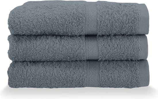 BaSaTex Set van 5 badstof gastendoekjes, 30 x 50 cm, gastendoekjes van
