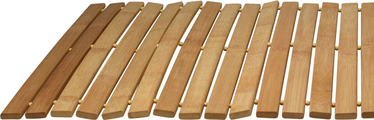 Bathroom Solutions Badkamer/douche/bad mat - bamboe hout - 40 x 60 cm — cadeau in Cadeau-ideeën - foto 2