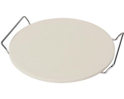 BBQ Collection Ovensteen - Bak Pizza, Brood, Toast, etc - Heerlijk Knapperig - ⌀ 33 cm