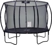 Trampoline - Senz Sports J5000 Series - 305 cm - Noir - trampoline avec élastiques