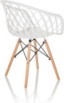 Bol.com BEGIO - Shell-stoel Wit aanbieding