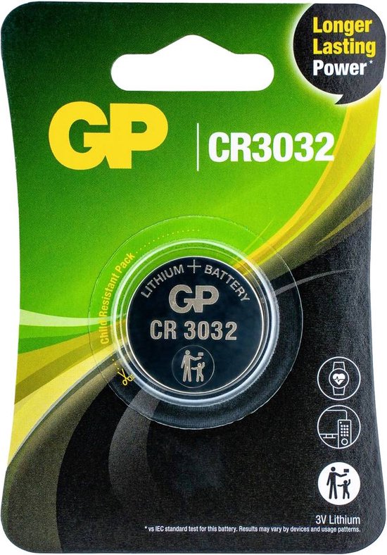 GP Batteries CR3032 Lithium 3V - BL.A1