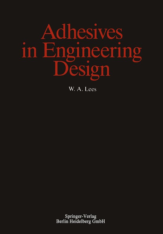 Adhesives in Engineering Design - cover