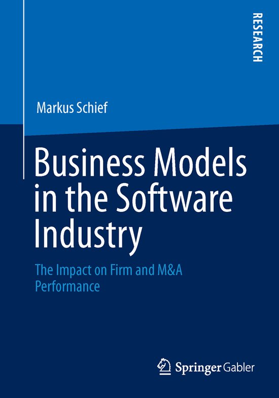 Business Models in the Software Industry - cover