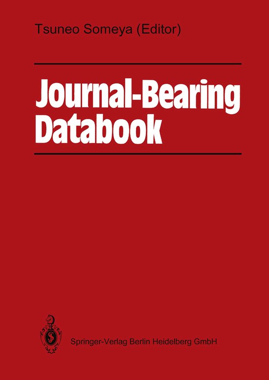 Journal-bearing Databook - cover