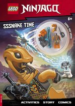 LEGO® Minifigure Activity- LEGO® NINJAGO®: Sssnake Time Activity Book (with Snake Warrior Minifigure)