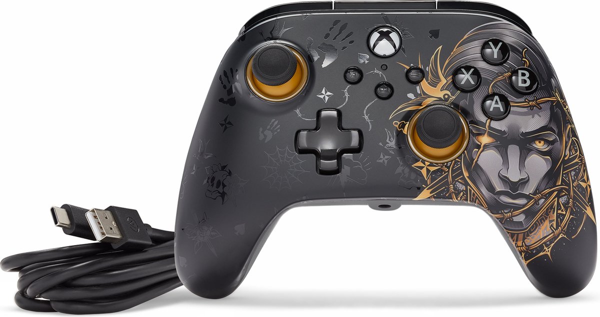PowerA Advantage Controller met gameknoppen en 3m USB-C kabel thumbnail 3